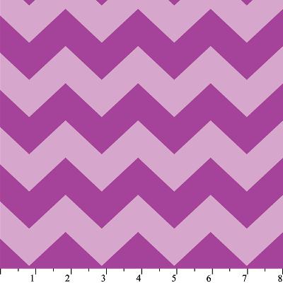 David Textiles Chevron Stripe Tonal Purple Cotton Print 